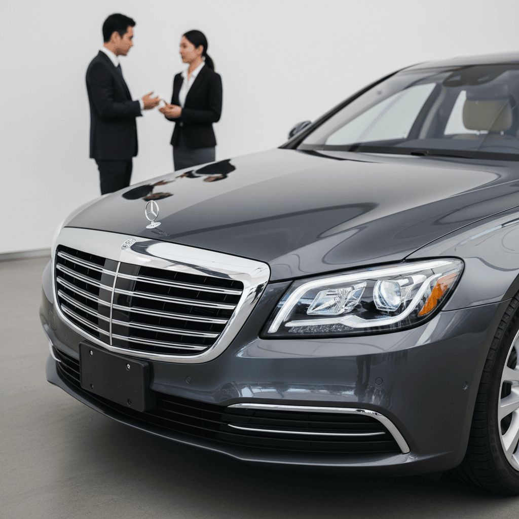 Complete vehicle exterior after full detail service