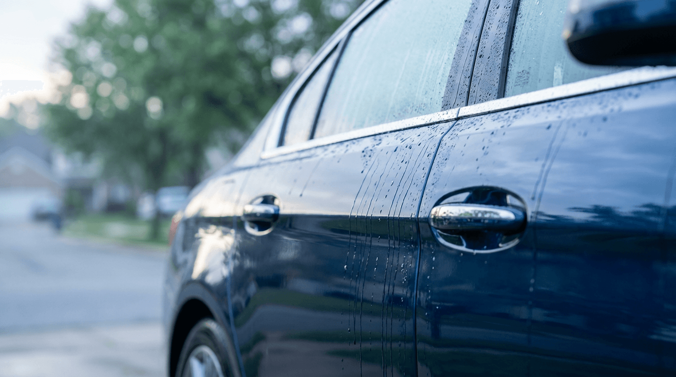 Windshield and glass restoration before and after
